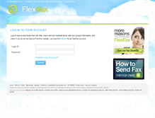 Tablet Screenshot of cp.flexifax.com.my